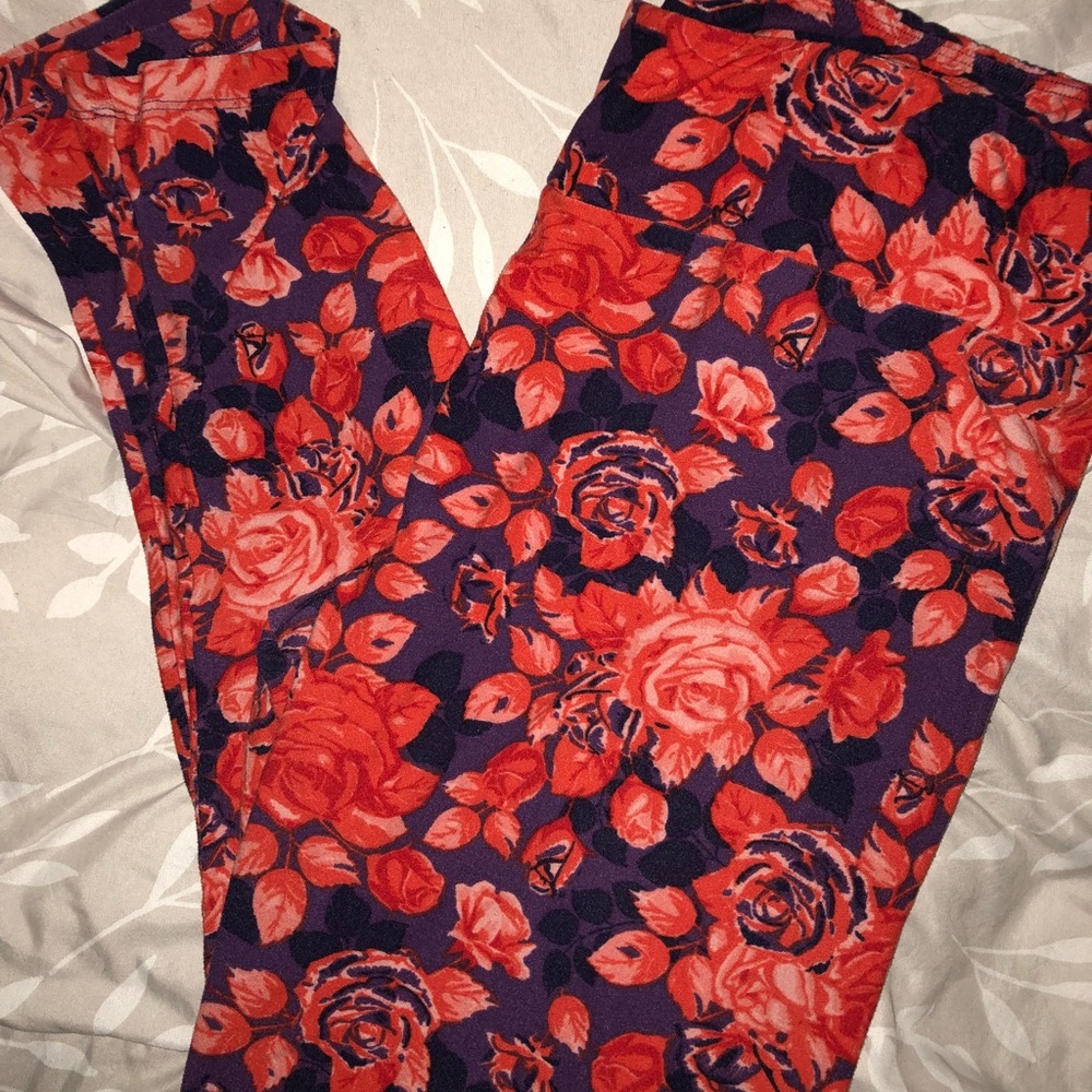 LLR TC gorgeous rose leggings